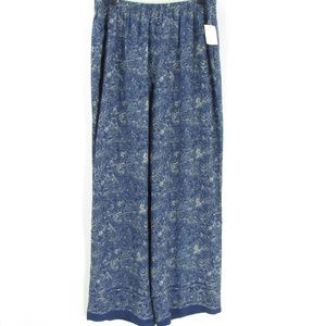 Coldwater Creek Blue 'Batic Dreams' Comfort Pants